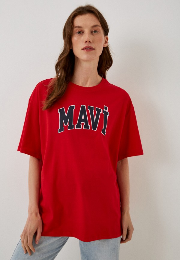 

Футболка Mavi, Красный, SHORT SLEEVE TOP