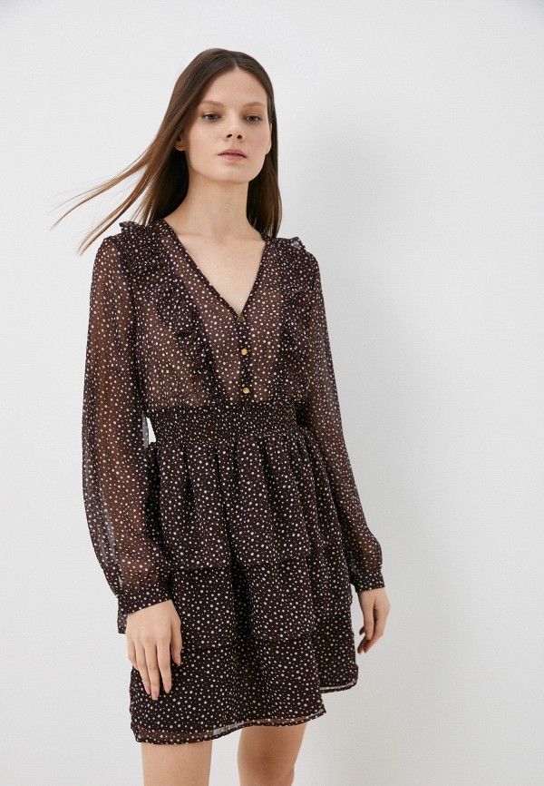 

Платье Befree, Коричневый, campaign fall’23. paris
