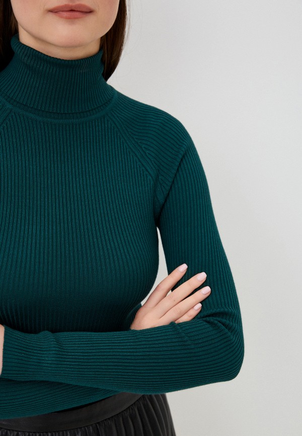 Водолазка Befree зеленый, размер 40, фото 4