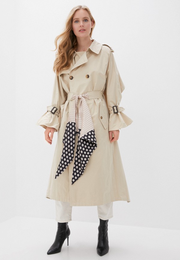 

Плащ Hassfashion, Бежевый