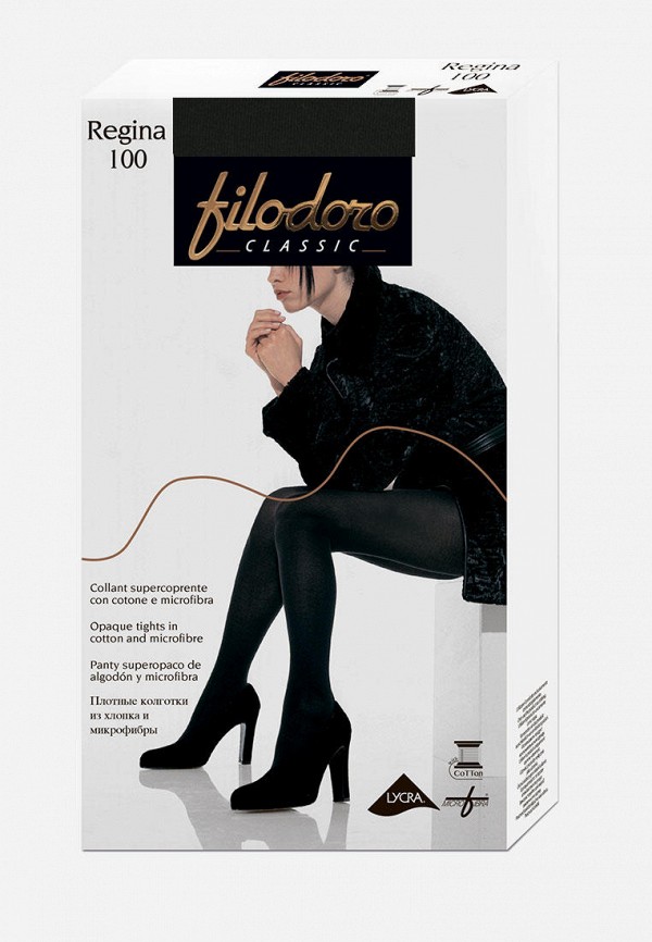 

Колготки Filodoro Classic, Черный, REGINA 100 XL