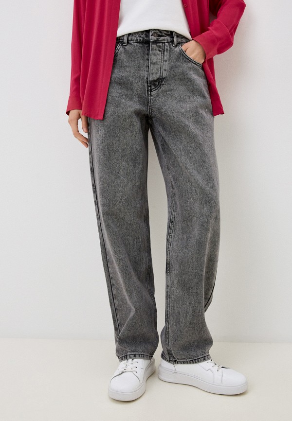 

Джинсы Zarina, Серый, boyfriend fit