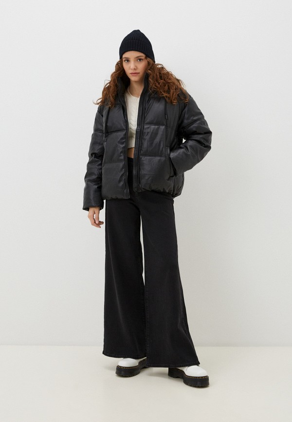 фото Куртка кожаная утепленная befree