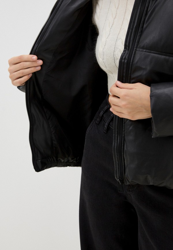 фото Куртка кожаная утепленная befree