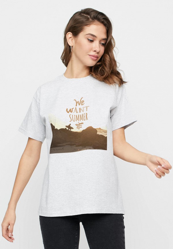 

Футболка Yappi, Серый