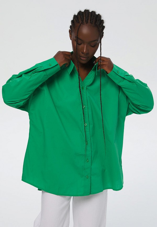Рубашка Feelz цвет Зеленый  Фото 4