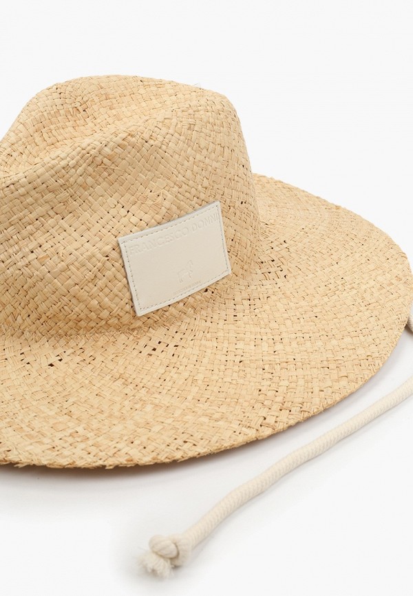 Шляпа Francesco Donni цвет Бежевый  Фото 3