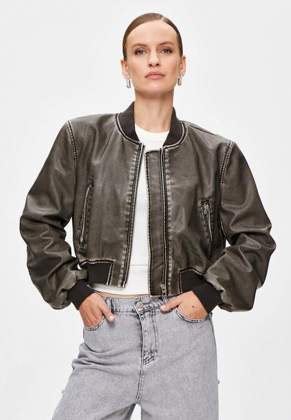 фото Куртка кожаная miss chic