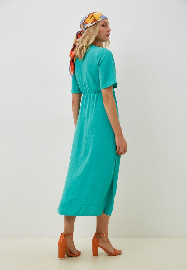 Платье Amandin бирюзовый, размер 42, фото 3