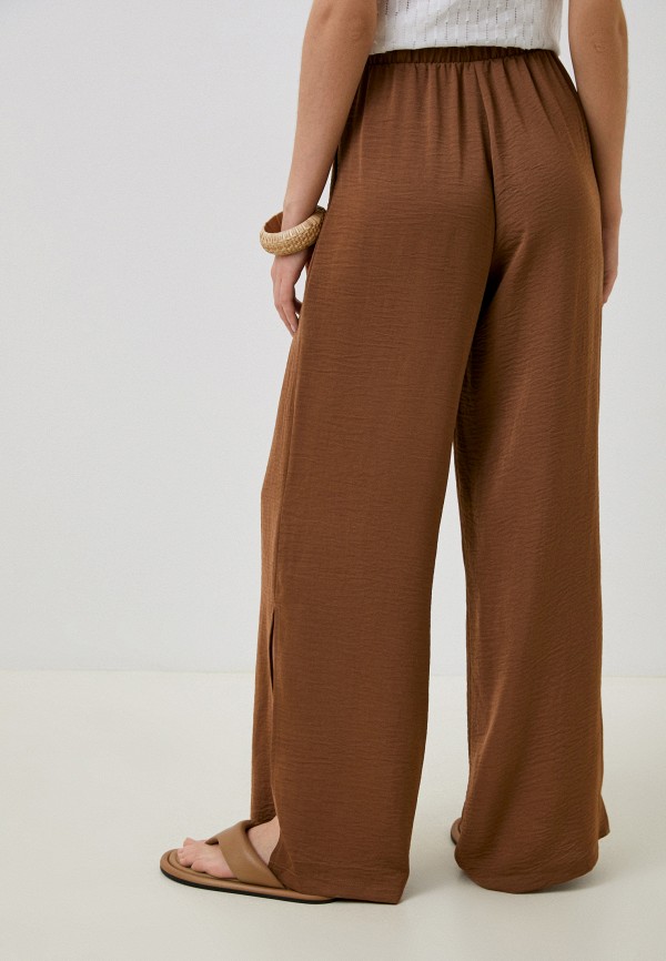 Брюки Kira Plastinina коричневый, размер 42, фото 3