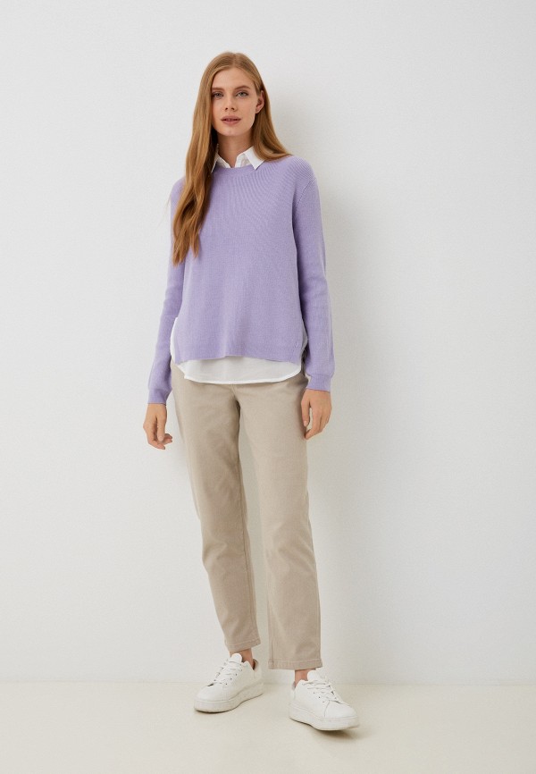 Джемпер Zolla фиолетовый, размер 46, фото 2