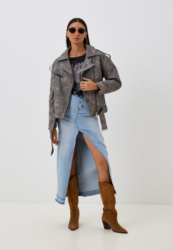 фото Куртка кожаная fresh cotton