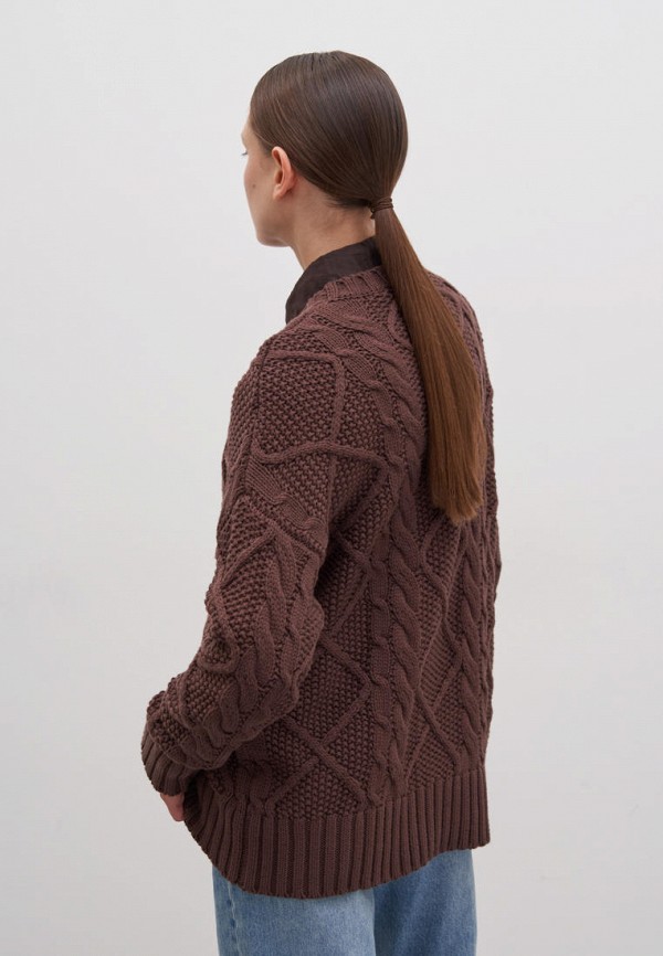 Джемпер Finn Flare коричневый, размер 42, фото 3