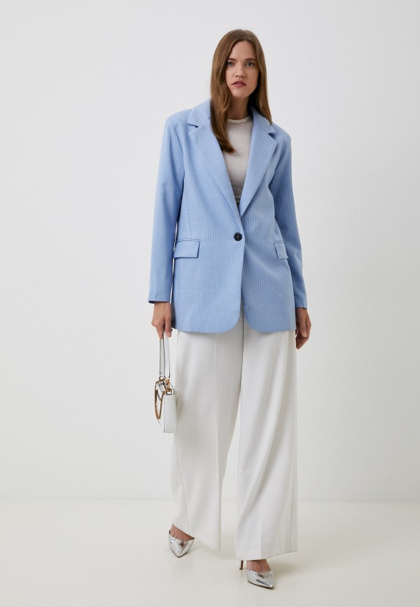 Жакет BrandStoff голубой, размер 46, фото 2