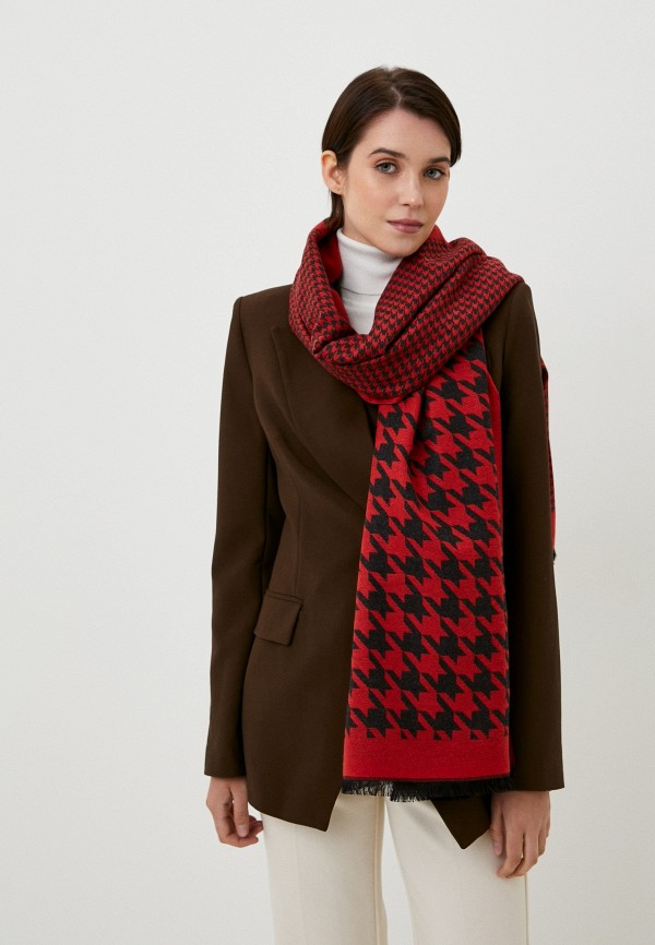 Палантин Fabretti красный, размер 00, фото 3