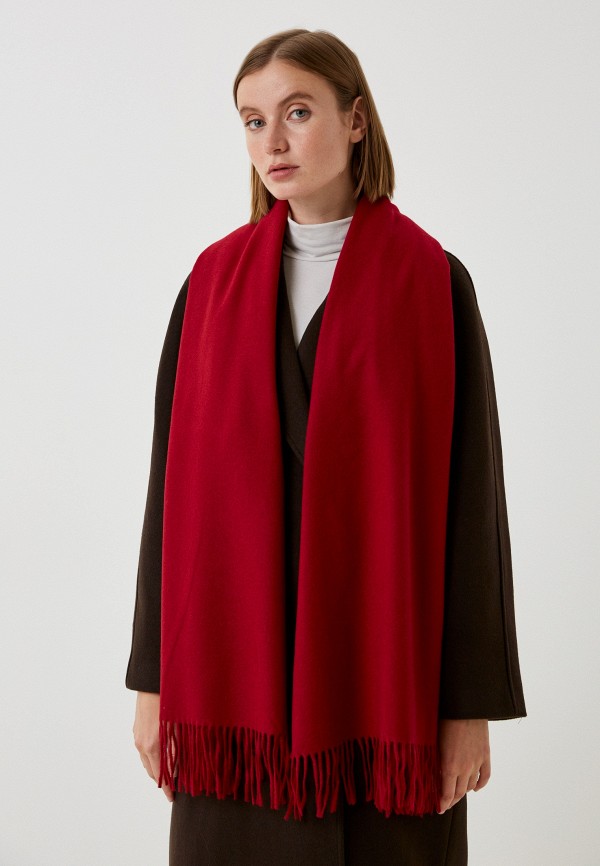 Палантин Fabretti бордовый, размер 00, фото 3