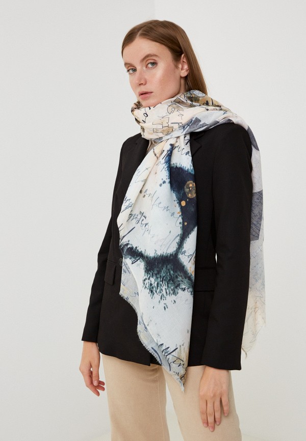 Палантин Fabretti бежевый, размер 00, фото 3