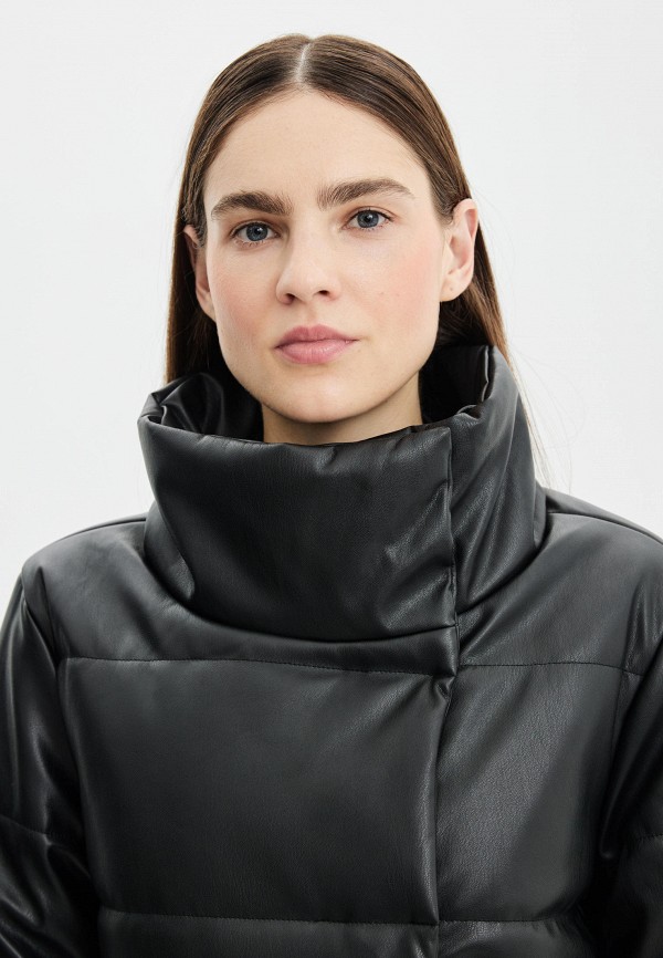 фото Куртка кожаная утепленная zarina