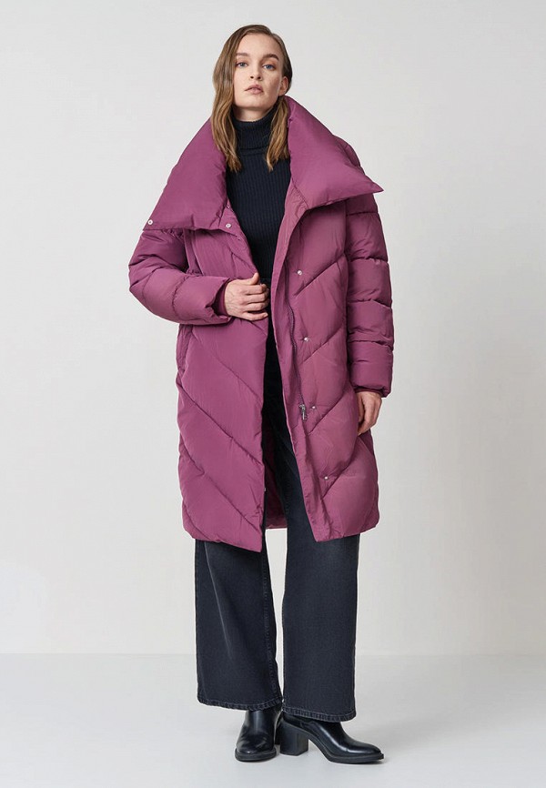 Куртка утепленная Baon фиолетовый, размер 42, фото 3