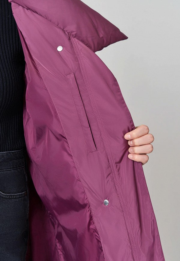 Куртка утепленная Baon фиолетовый, размер 42, фото 5