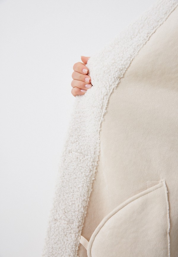 Шуба Savage бежевый, размер 46, фото 5