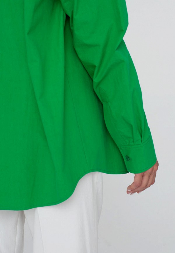 Рубашка Basis цвет Зеленый  Фото 3
