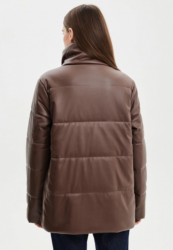 фото Куртка кожаная утепленная zarina