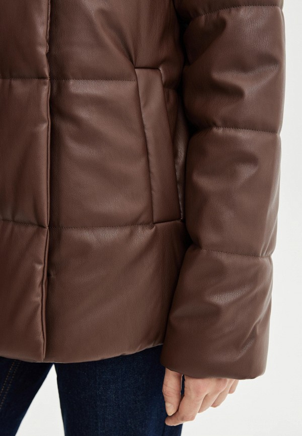 фото Куртка кожаная утепленная zarina