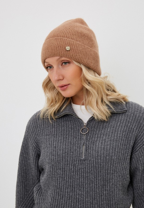 Шапка Dispacci коричневый, размер 00, фото 3