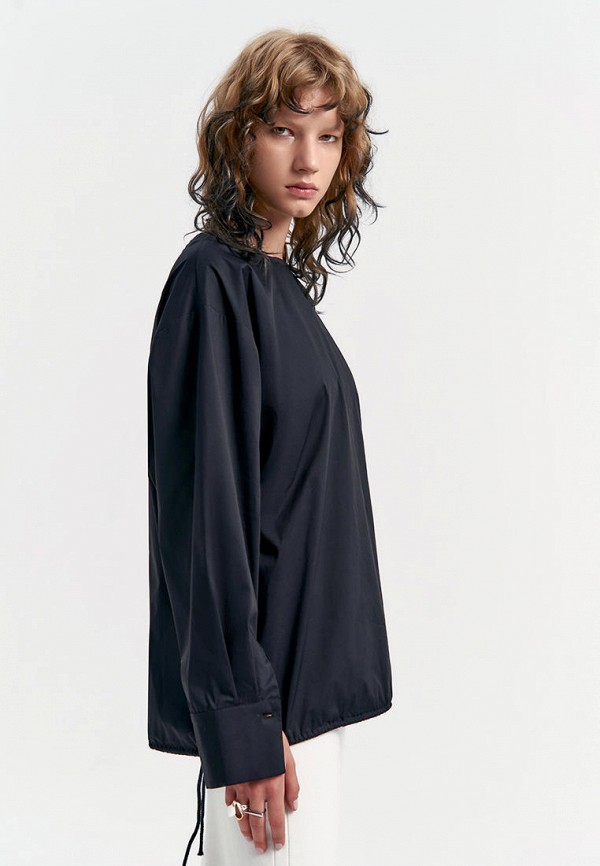 Блуза Bymodno черный, размер 42, фото 4