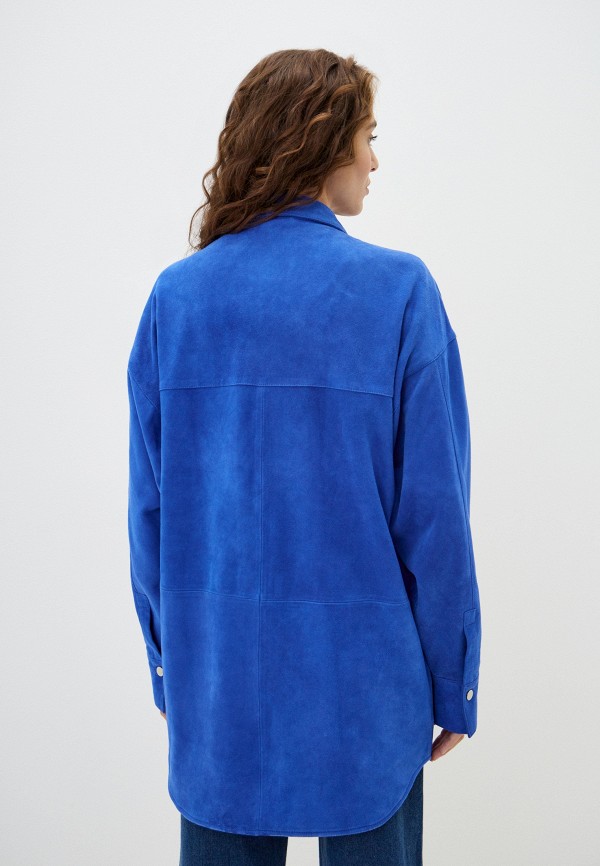 Куртка кожаная Neohit цвет Синий  Фото 3