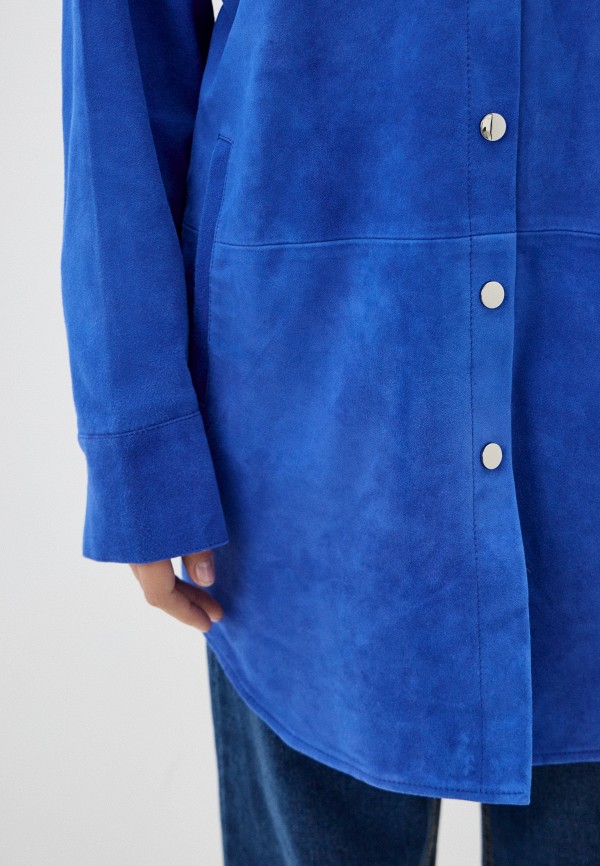Куртка кожаная Neohit цвет Синий  Фото 5
