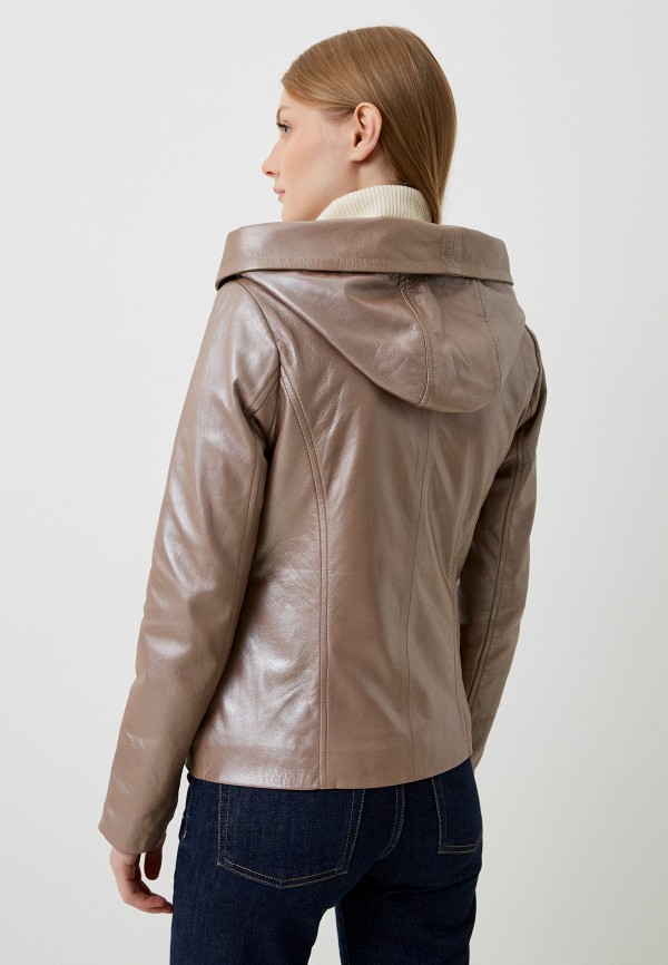 фото Куртка кожаная снежная королева