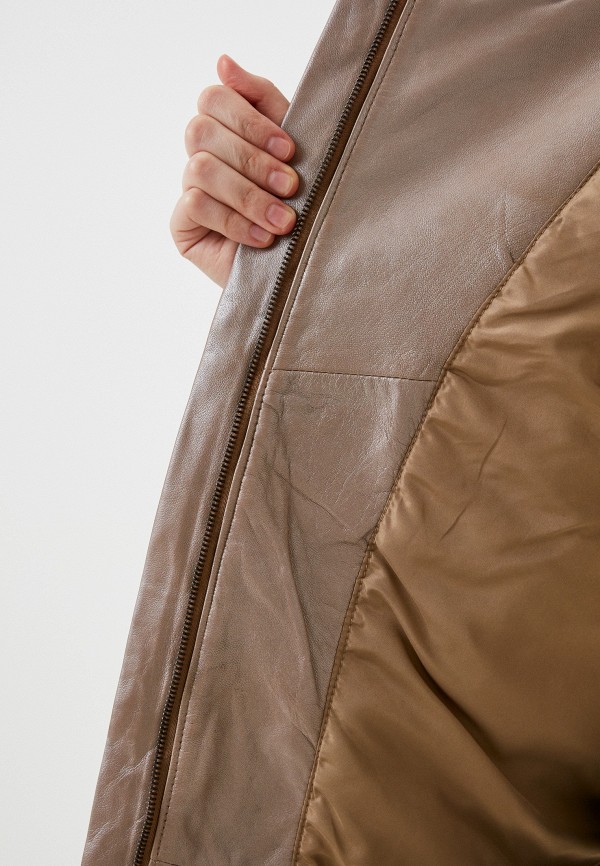 фото Куртка кожаная снежная королева