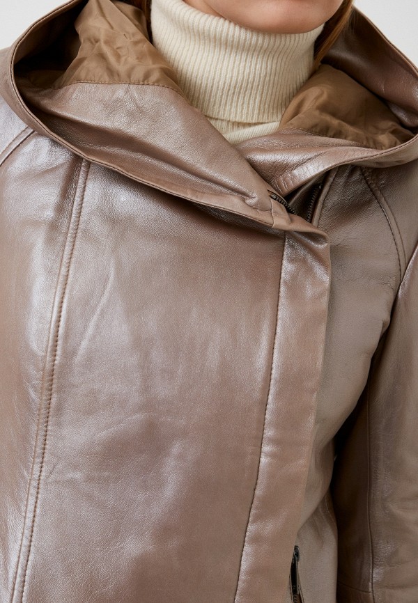 фото Куртка кожаная снежная королева