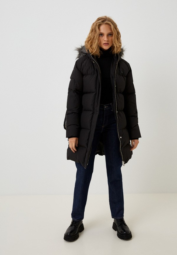 фото Пуховик и сумка lacoste