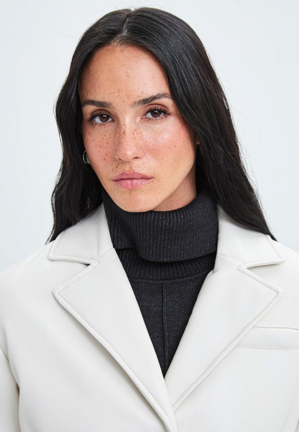 фото Куртка кожаная утепленная zarina