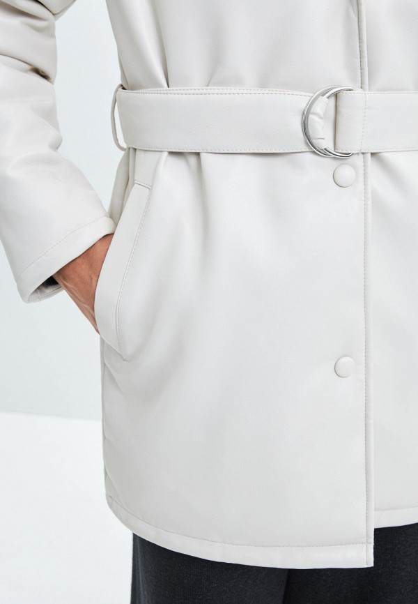 фото Куртка кожаная утепленная zarina