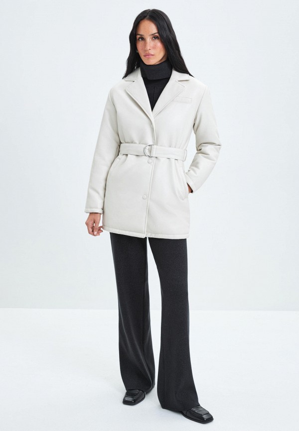 фото Куртка кожаная утепленная zarina