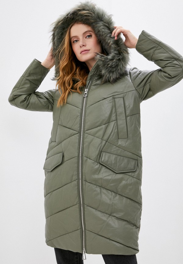 

Куртка кожаная Снежная Королева, Зеленый