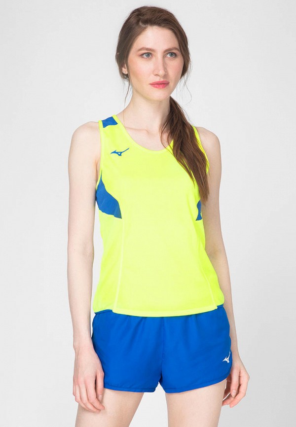 

Майка спортивная Mizuno, Желтый, Auth Singlet