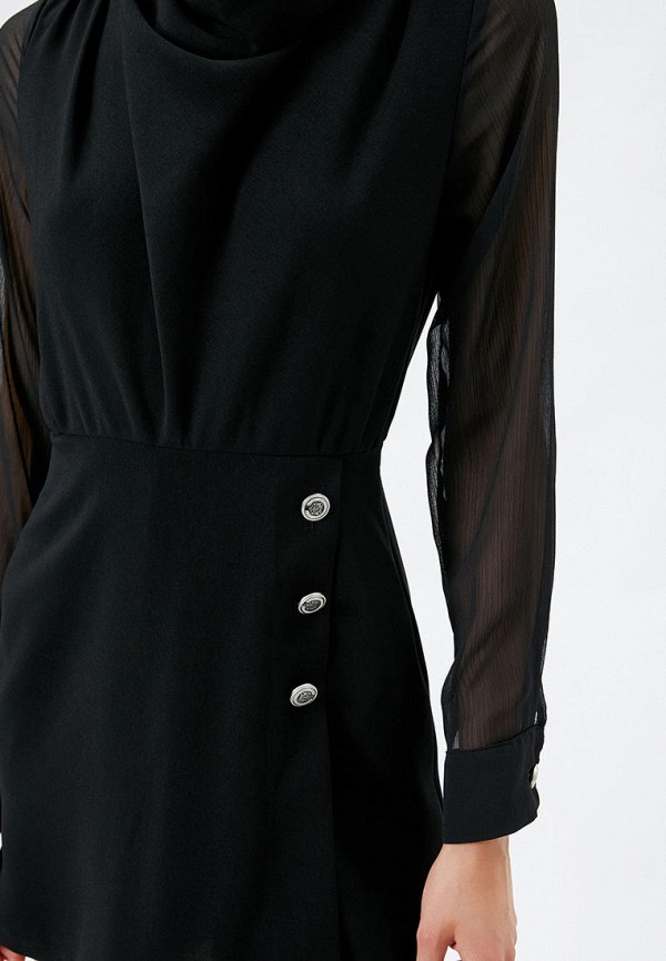 Платье Koton черный, размер 42, фото 5