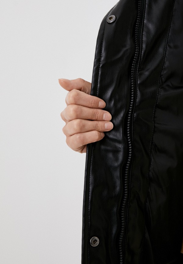 фото Куртка кожаная утепленная eleganzza