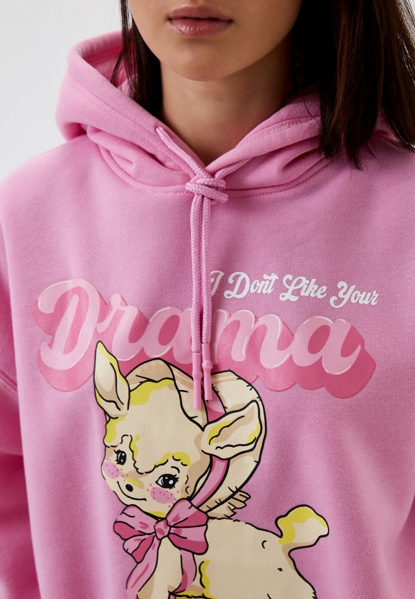 Худи Befree розовый, размер 42, фото 5