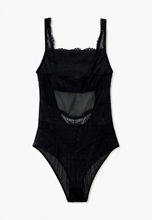 Боди Suwen черный, размер 48, фото 4