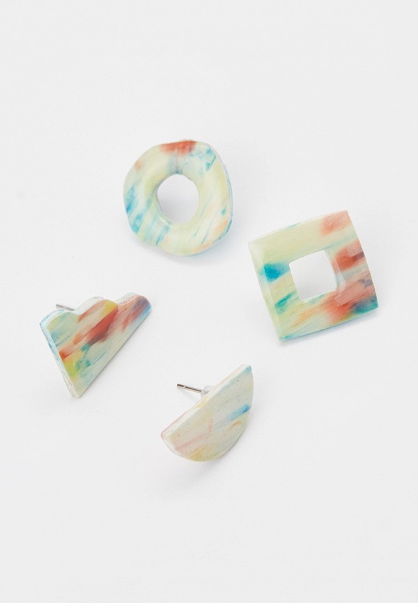 Серьги 2 пары Recycle.Object