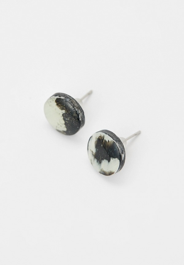 Серьги Recycle.Object Dots earrings black