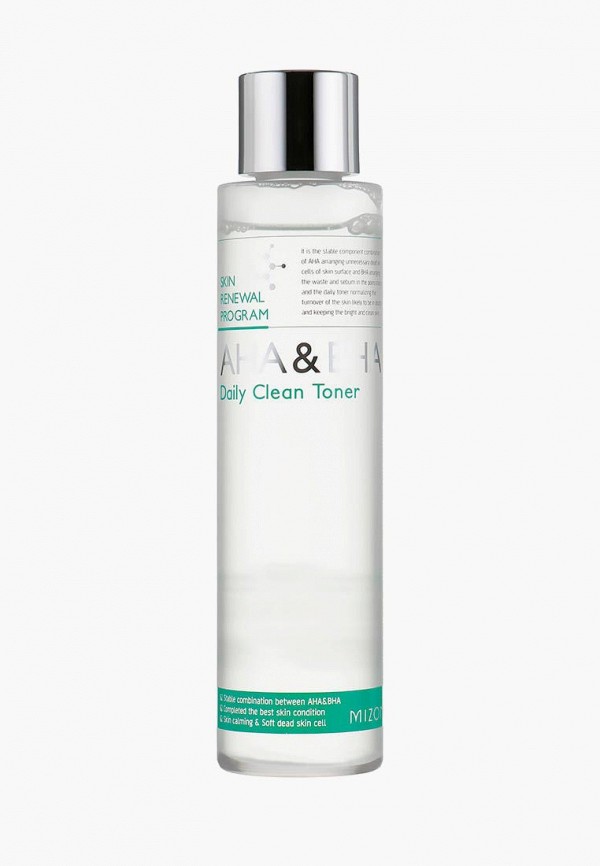 

Тоник для лица Mizon, Прозрачный, AHA&BHA Daily Clean Toner , 150 мл