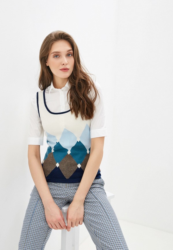 

Жилет Colletto Bianco, Голубой