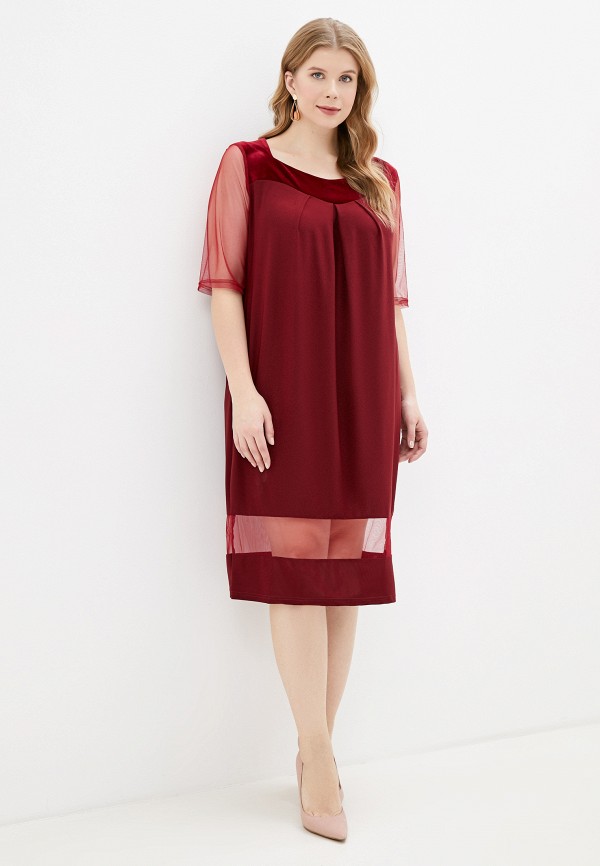 

Платье CKC Collections, Бордовый